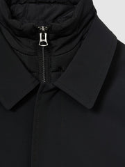 Reiss | 3-9 yrs Gabardine Coat with Removable Gilet in Navy