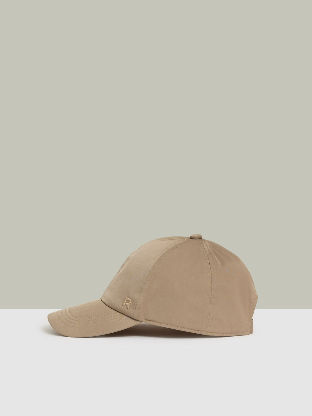 Reiss | Logo-Embroidered Baseball Cap in Taupe