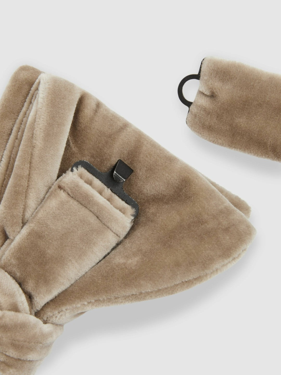 Reiss | Velvet Bow Tie in Taupe Brown