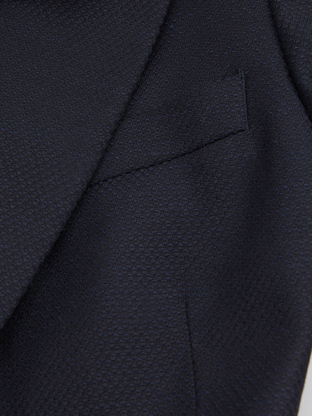 Reiss | Textured Single Breasted Suit Blazer in Navy