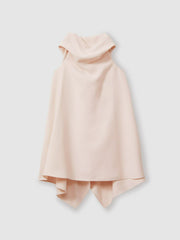 Reiss | 3-9 yrs High-Neck Drape Back Dress in Pink