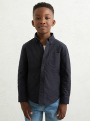 Reiss | 3-9 yrs Button Down Oxford Shirt in Navy