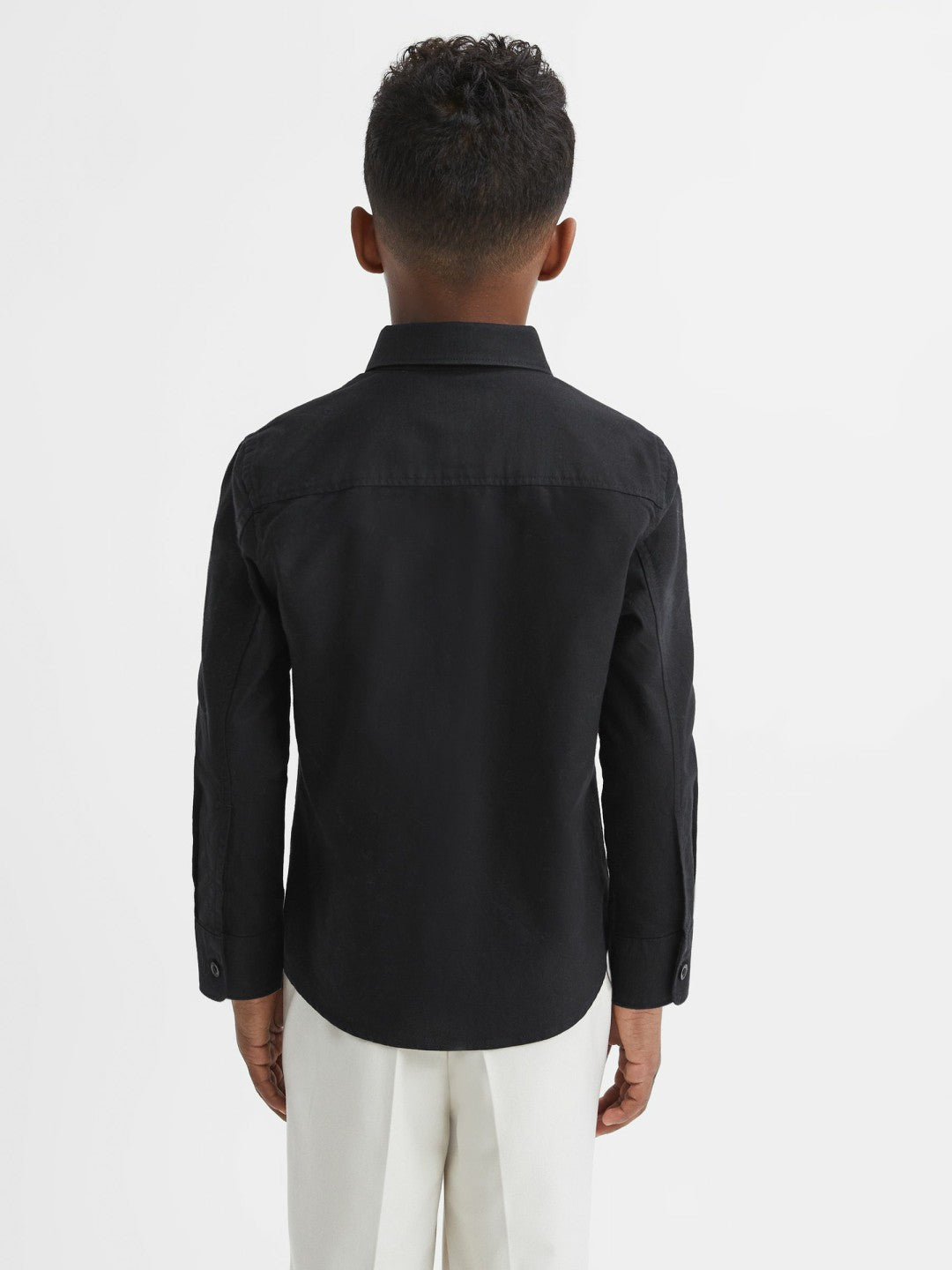 Reiss | 3-9 yrs Button Down Oxford Shirt in Black