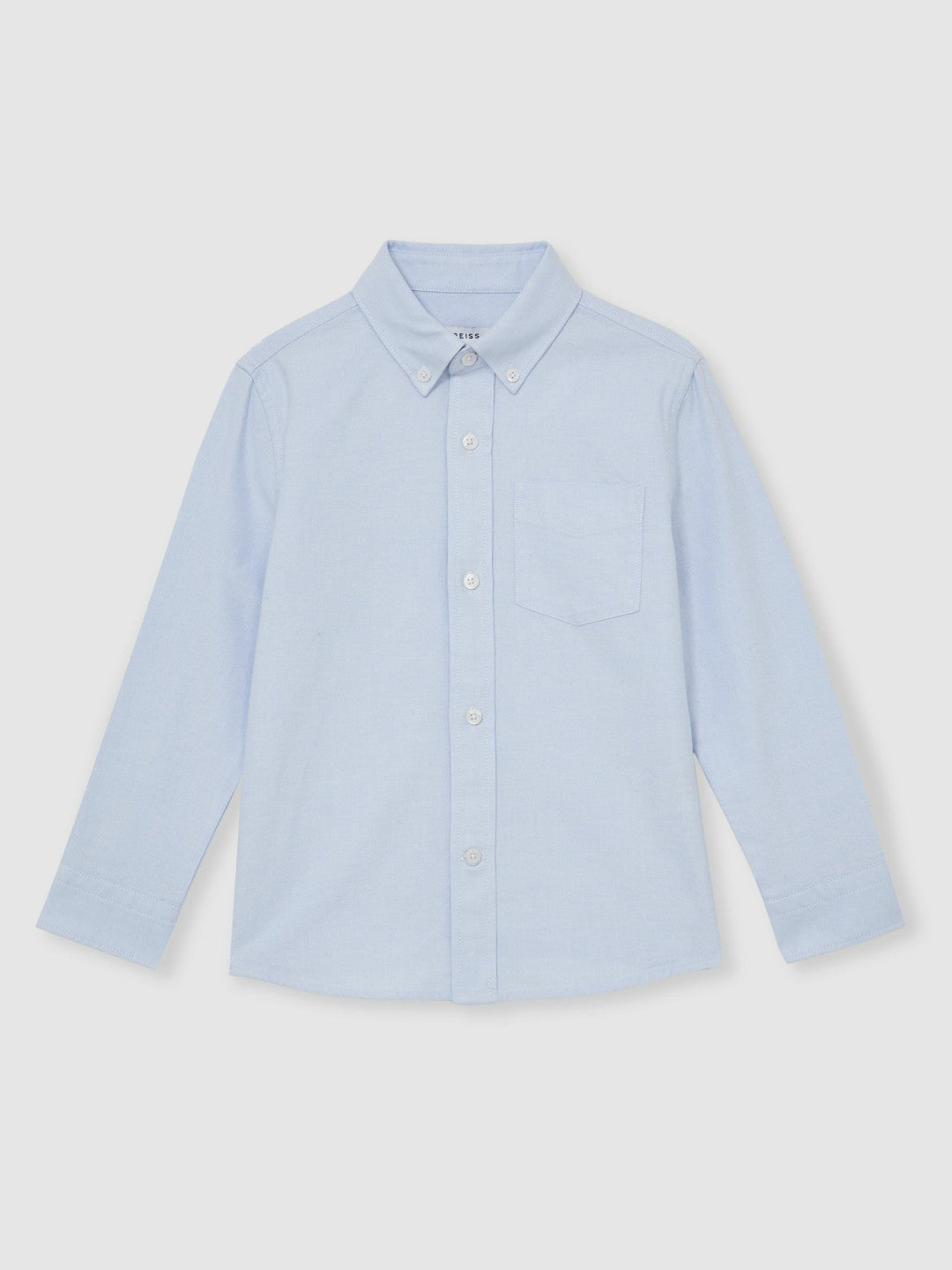 Reiss | 3-9 yrs Button Down Oxford Shirt in Soft Blue