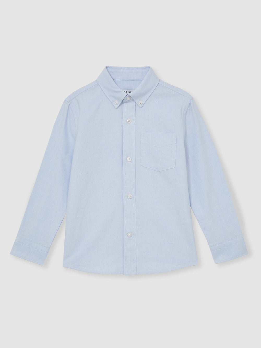 Reiss | 9-13 yrs Button Down Oxford Shirt in Soft Blue