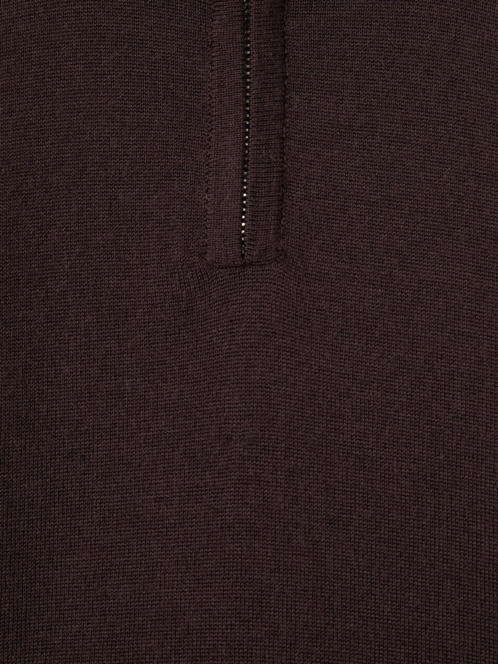 Reiss | 3-9 yrs Merino Wool Half-Zip Funnel Neck Jumper in Dark Bordeaux