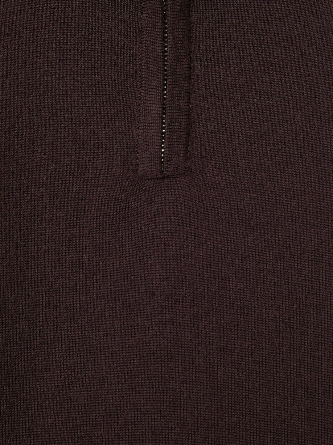 Reiss | 9-13 yrs Merino Wool Half-Zip Funnel Neck Jumper in Dark Bordeaux