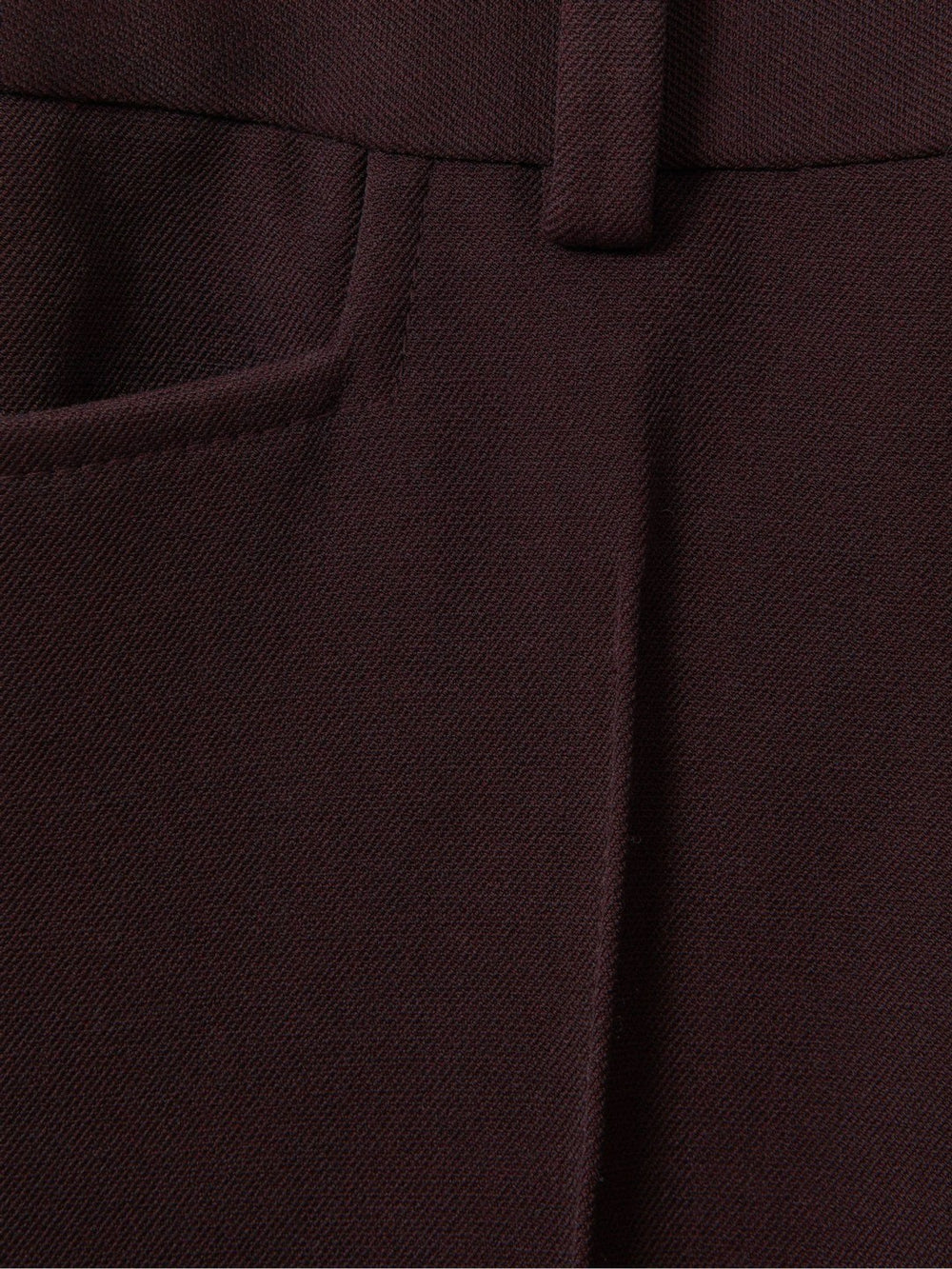 Reiss | Petite Flared Suit Trousers in Berry