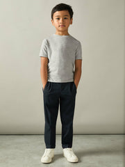 Reiss | 3-9 yrs Crew Neck T-Shirt in Grey
