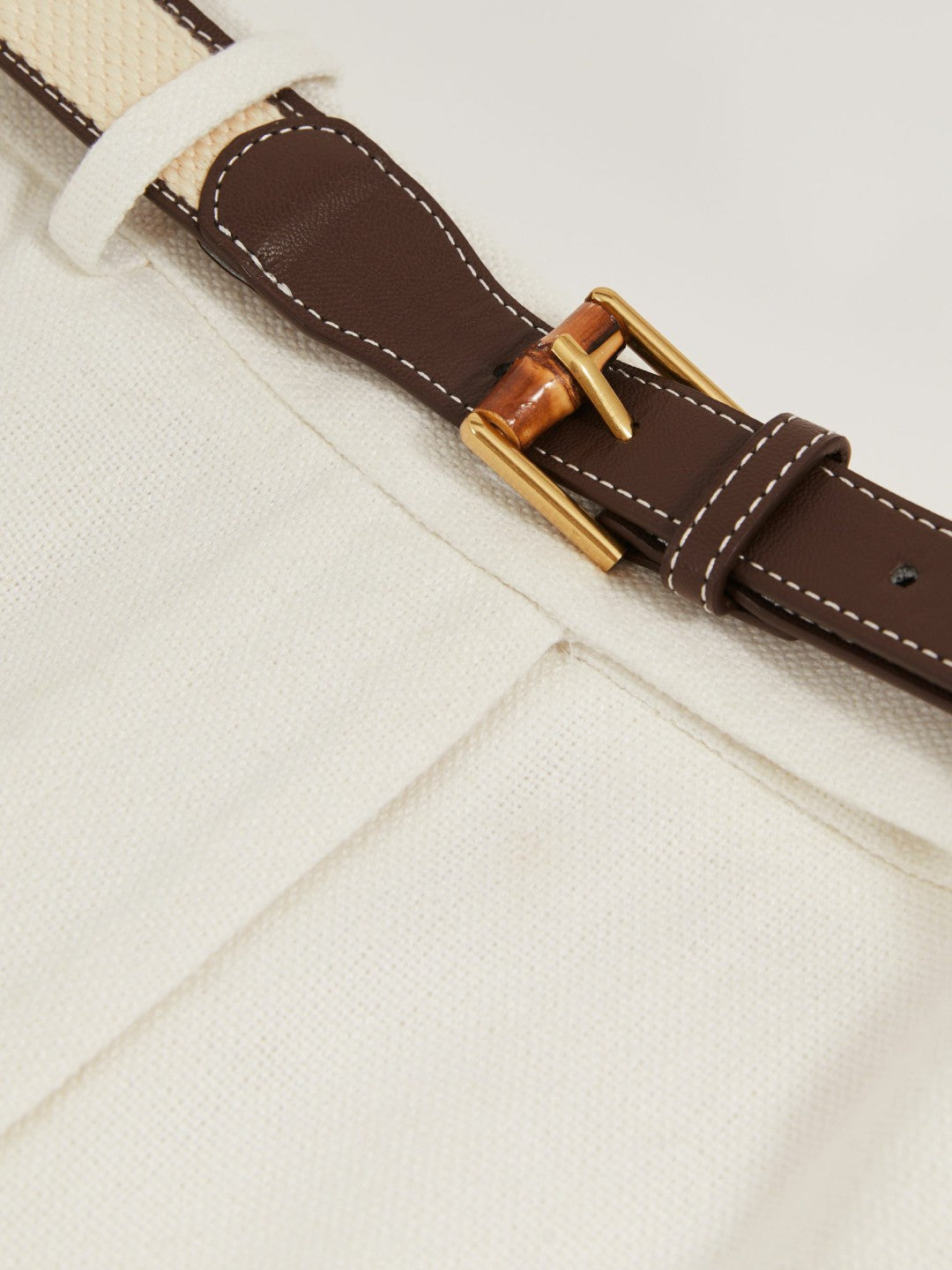 Reiss | Petite Linen-Blend Bermuda Shorts in White