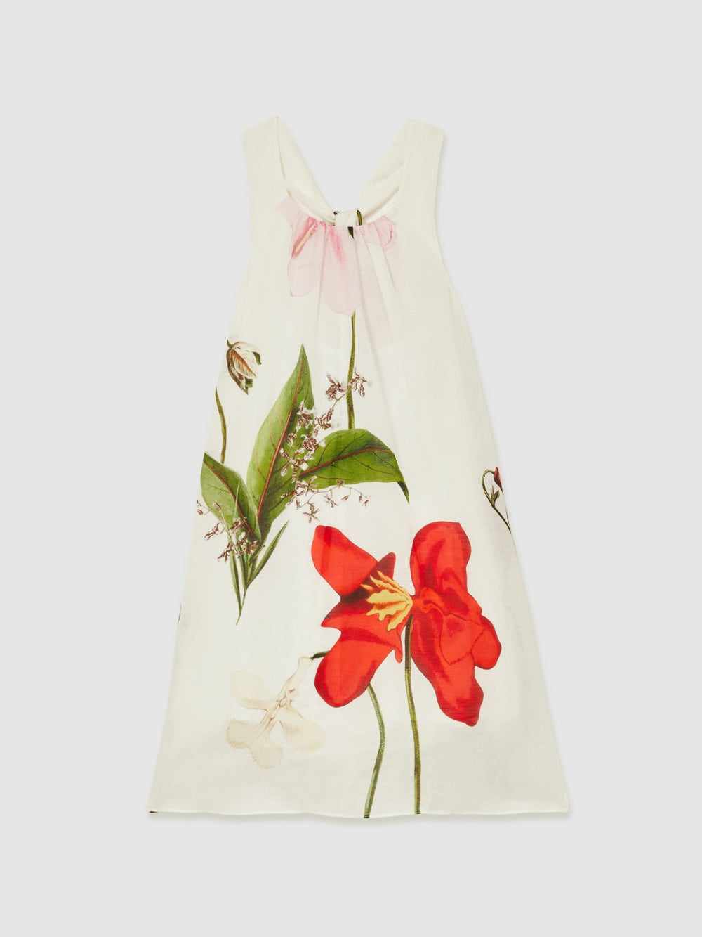 Reiss | 4-9 yrs  | NYBG Floral Maxi Dress With Linen in Ivory