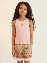 Reiss | 13-14 yrs  | NYBG Satin Floral-Print Shorts in Khaki