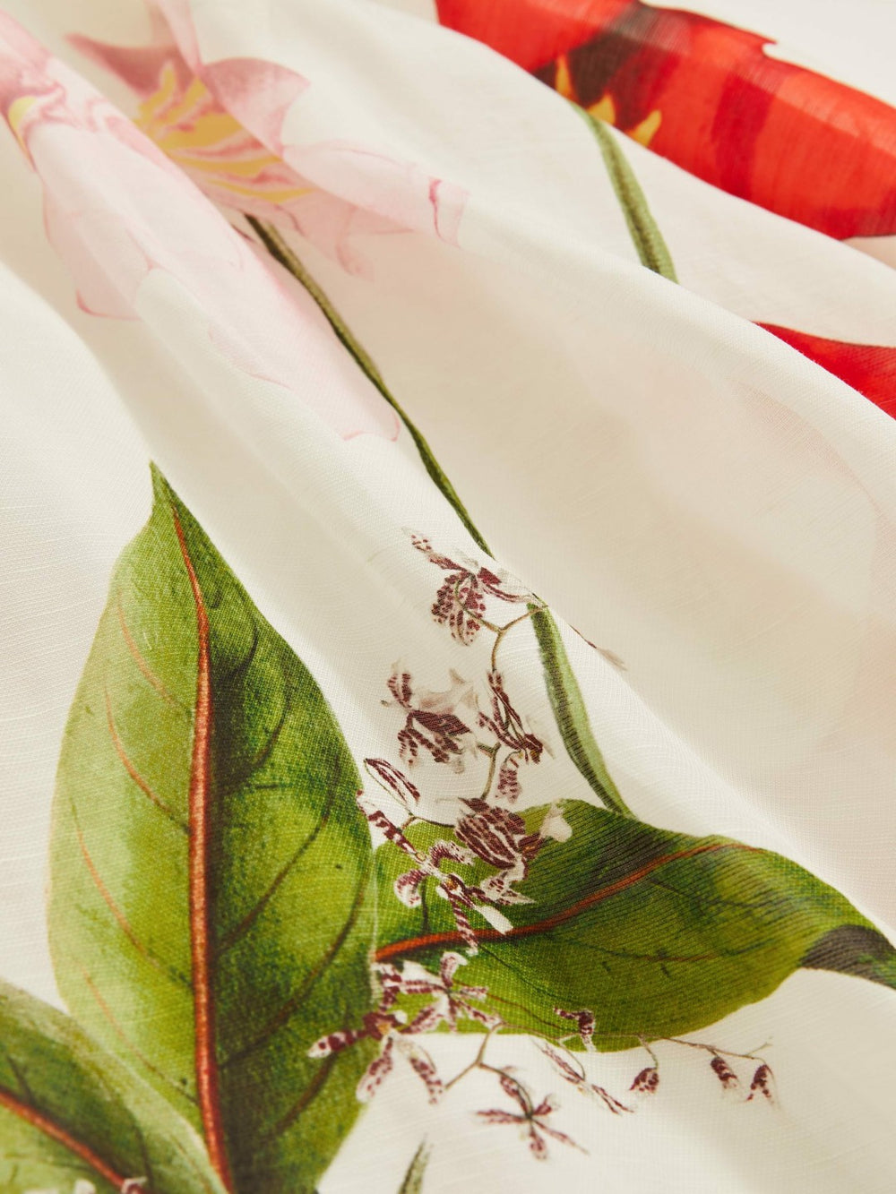 Reiss | 13-14 yrs  | NYBG Floral Maxi Dress With Linen in Ivory