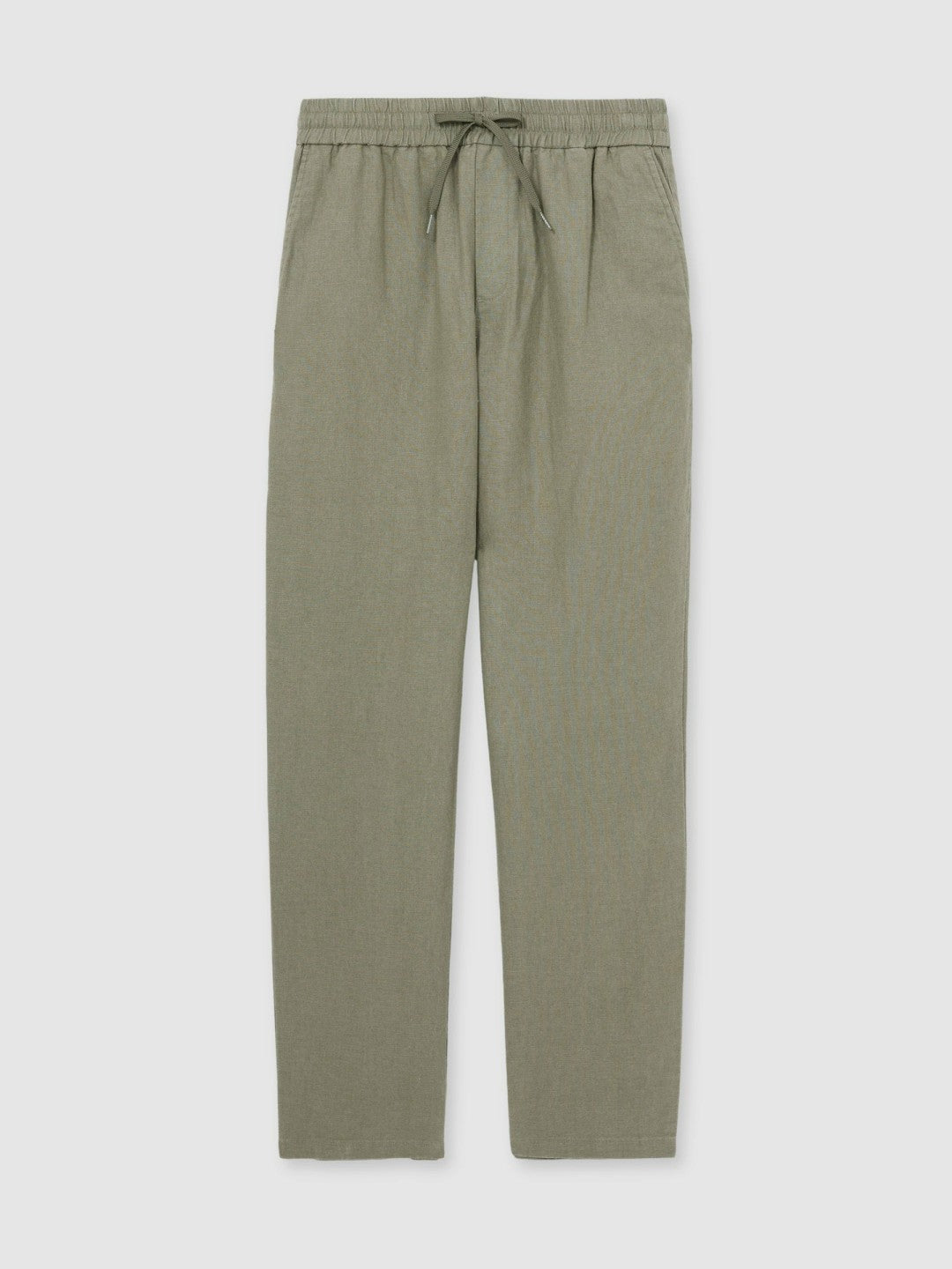 Reiss | Les Deux Drawstring Trousers in Green/Ivory