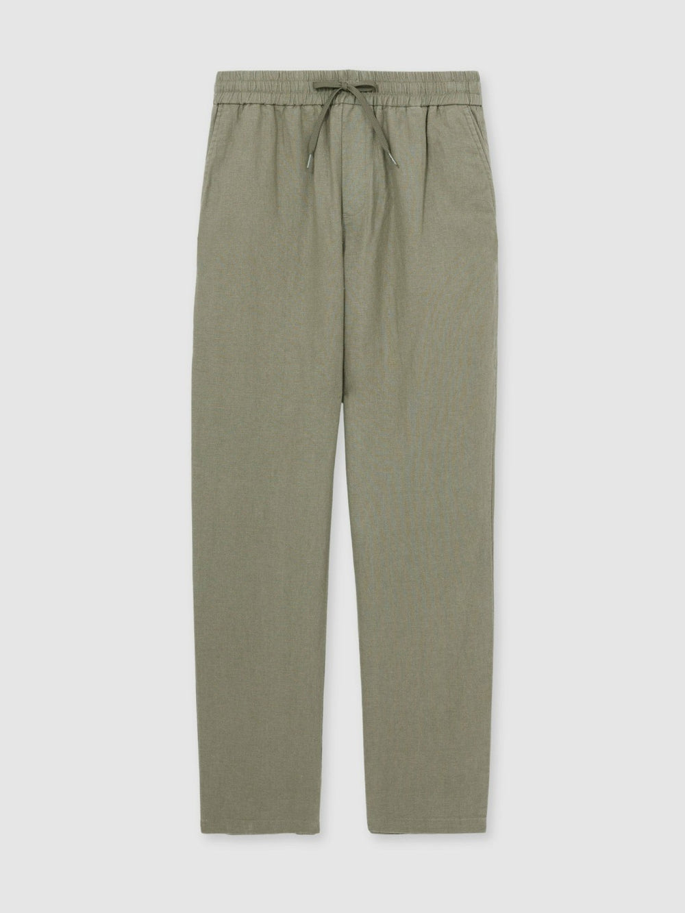 Reiss | Les Deux Drawstring Trousers in Green/Ivory