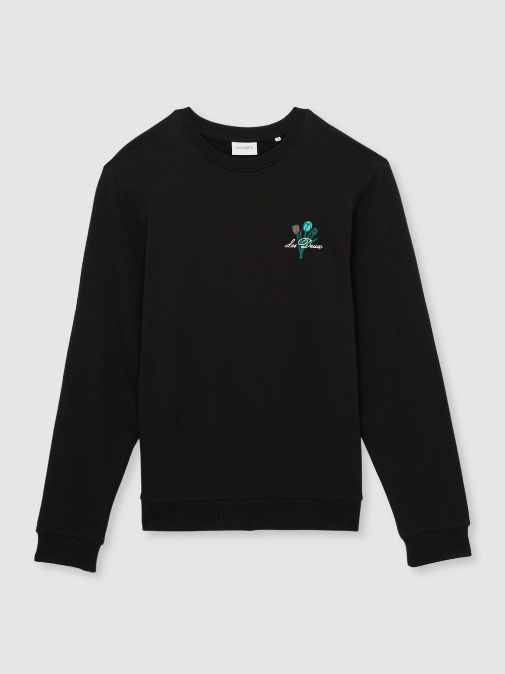 Reiss | Les Deux Cotton Café Sweatshirt in Black Print