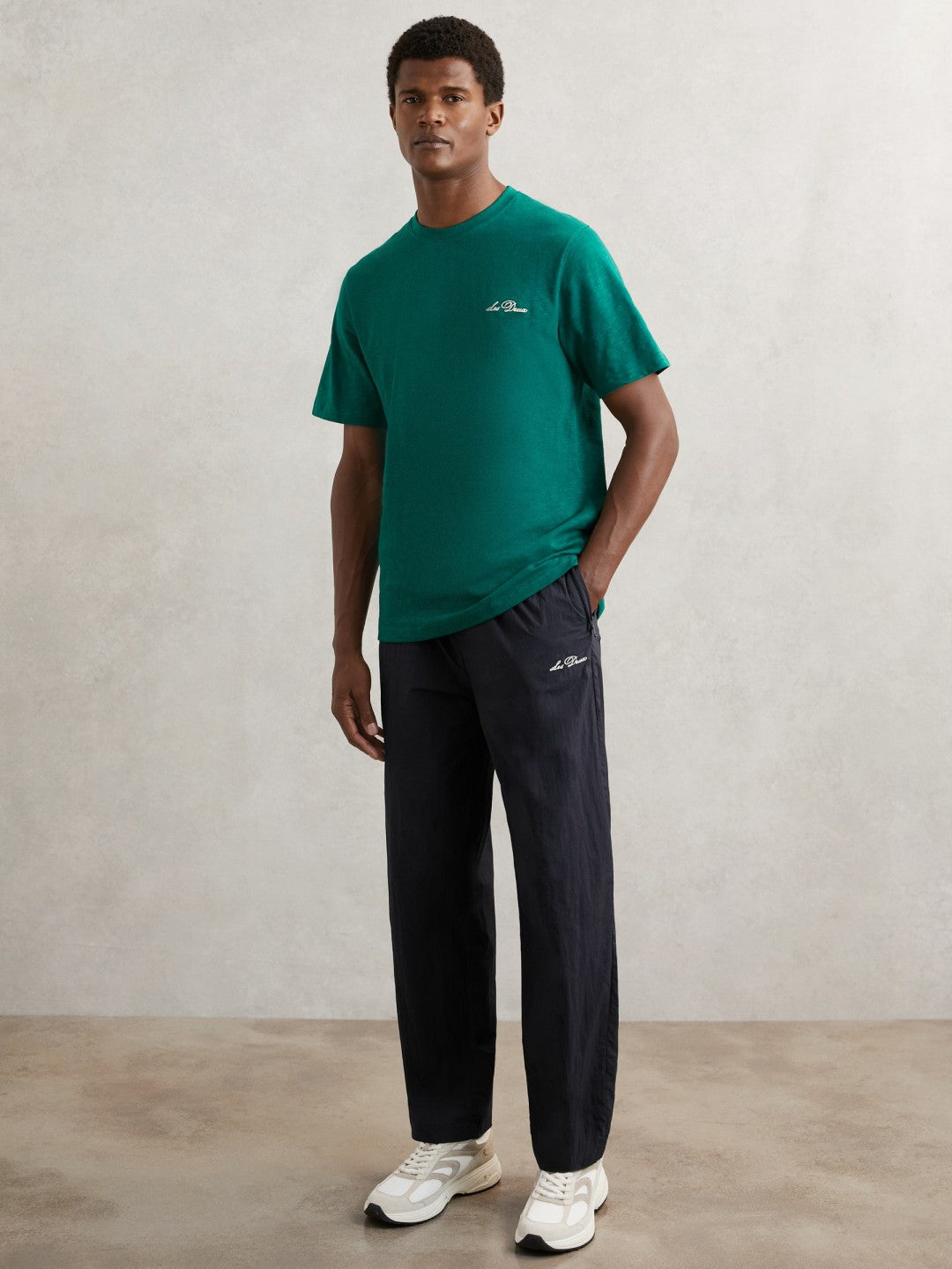 Reiss | Les Deux Technical Logo Joggers in Dark Navy