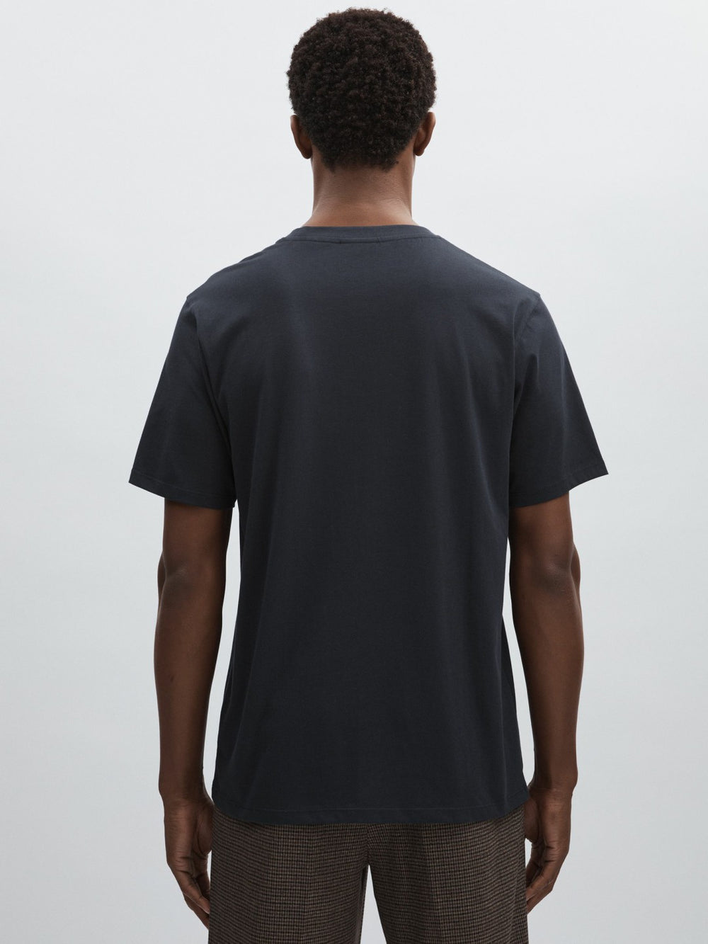 Reiss | Les Deux Cotton Logo T-Shirt in Navy Blue