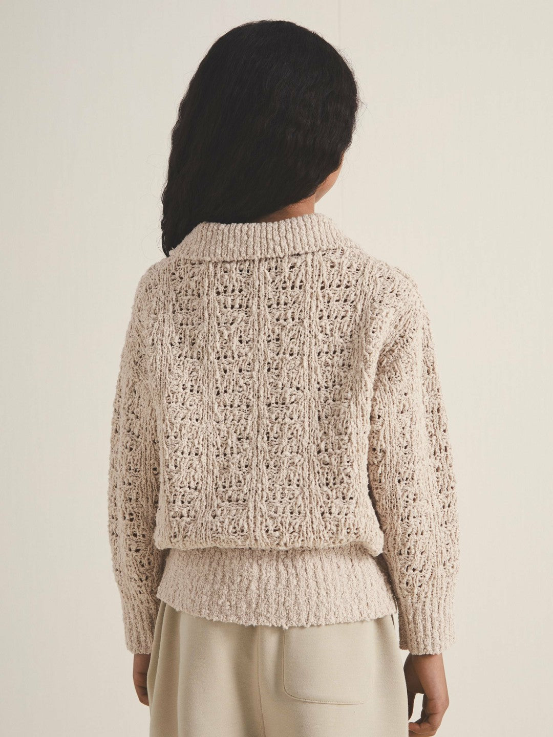 Reiss | 9-13 yrs  | 100 Ciels Bouclé Jumper in Neutral