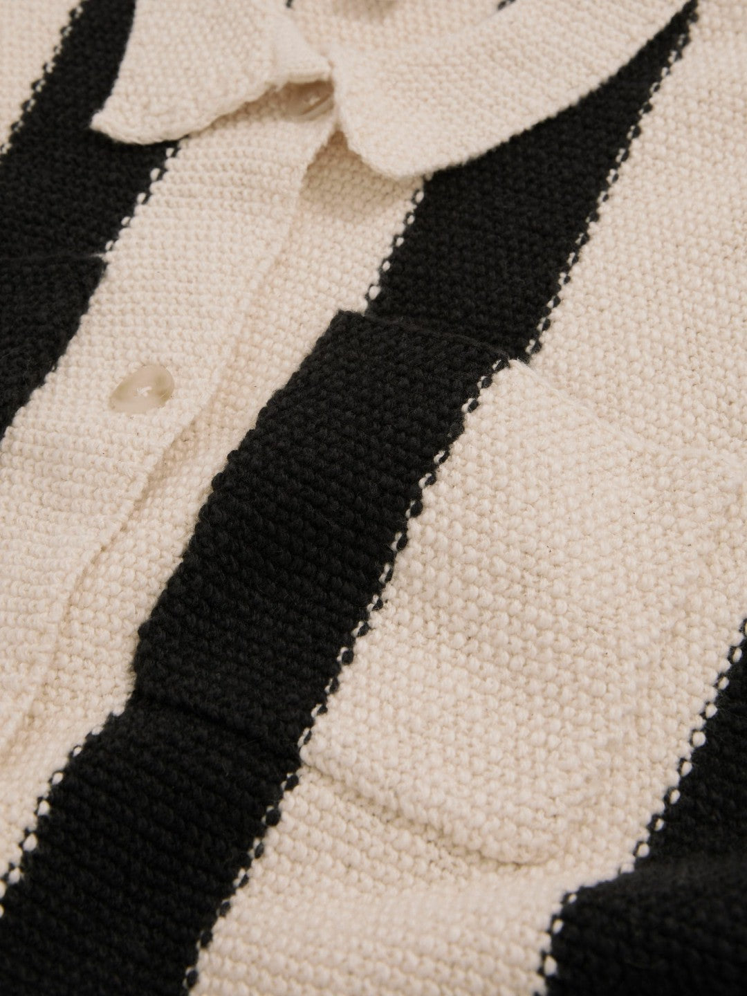 Reiss | 9-13 yrs  | Les 100 Ciels Stripe Knit Shirt in Black