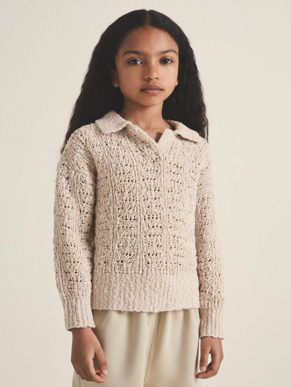 Reiss | 13-14 yrs  | 100 Ciels Bouclé Jumper in Neutral