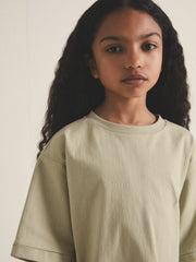 Reiss | 4-9 yrs  | Les 100 Ciels Oversize T-Shirt in Sage