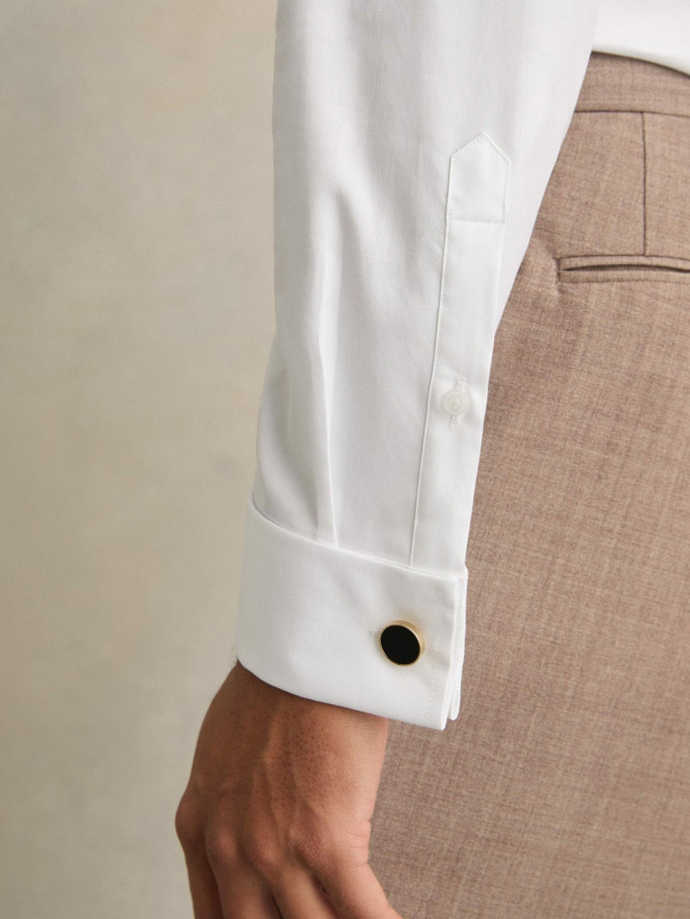 Reiss | Slim Fit Slim-Fit Cotton-Sateen Shirt in White