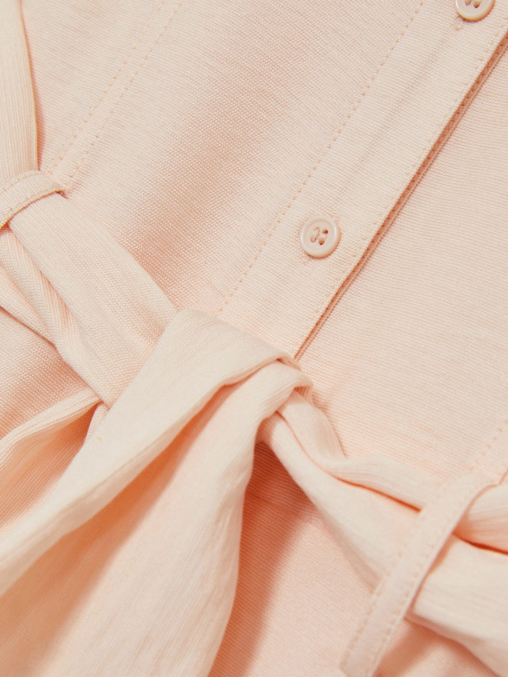 Reiss | 13-14 yrs Tie-Waist Collared Dress in Pink