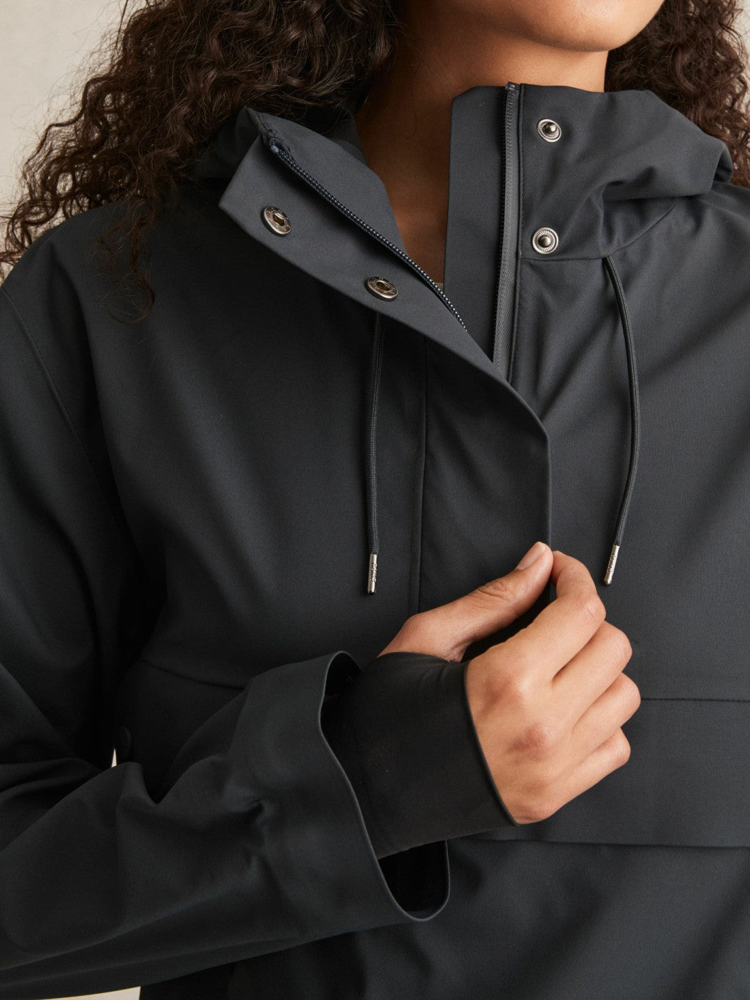 Reiss | Rains Hardshell Short Jacket in Navy