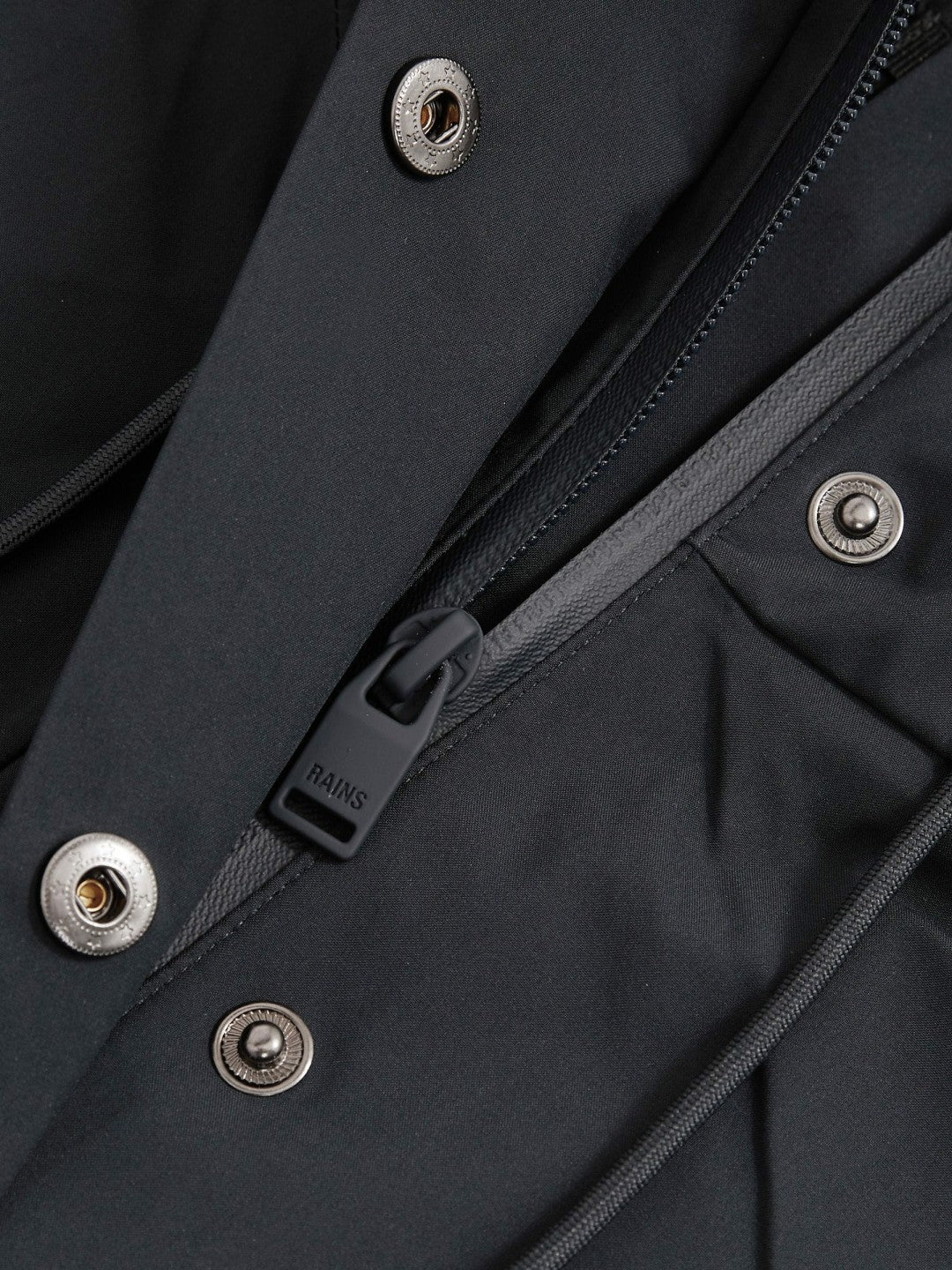 Reiss | Rains Hardshell Short Jacket in Navy