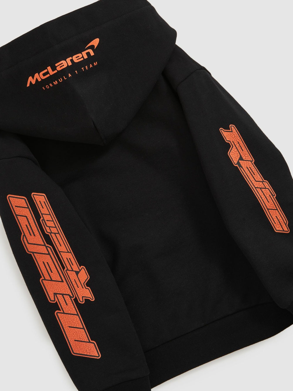 Reiss | 9-13 yrs McLaren F1 Team Cotton Logo Hoodie Unisex Fit in Black