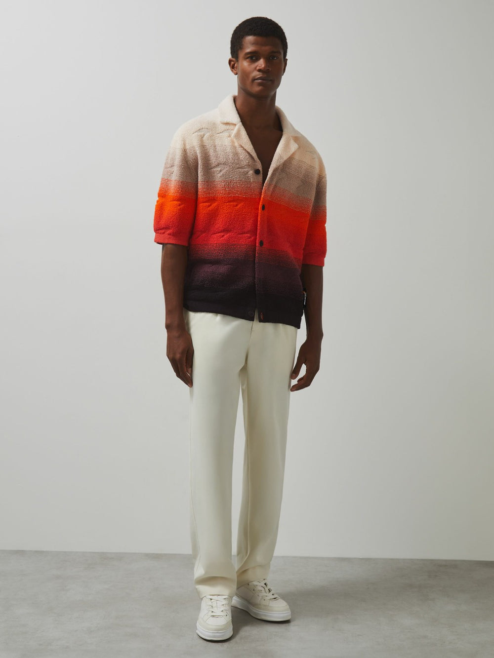 Reiss | McLaren F1 Team Towelling Logo Shirt in Multi