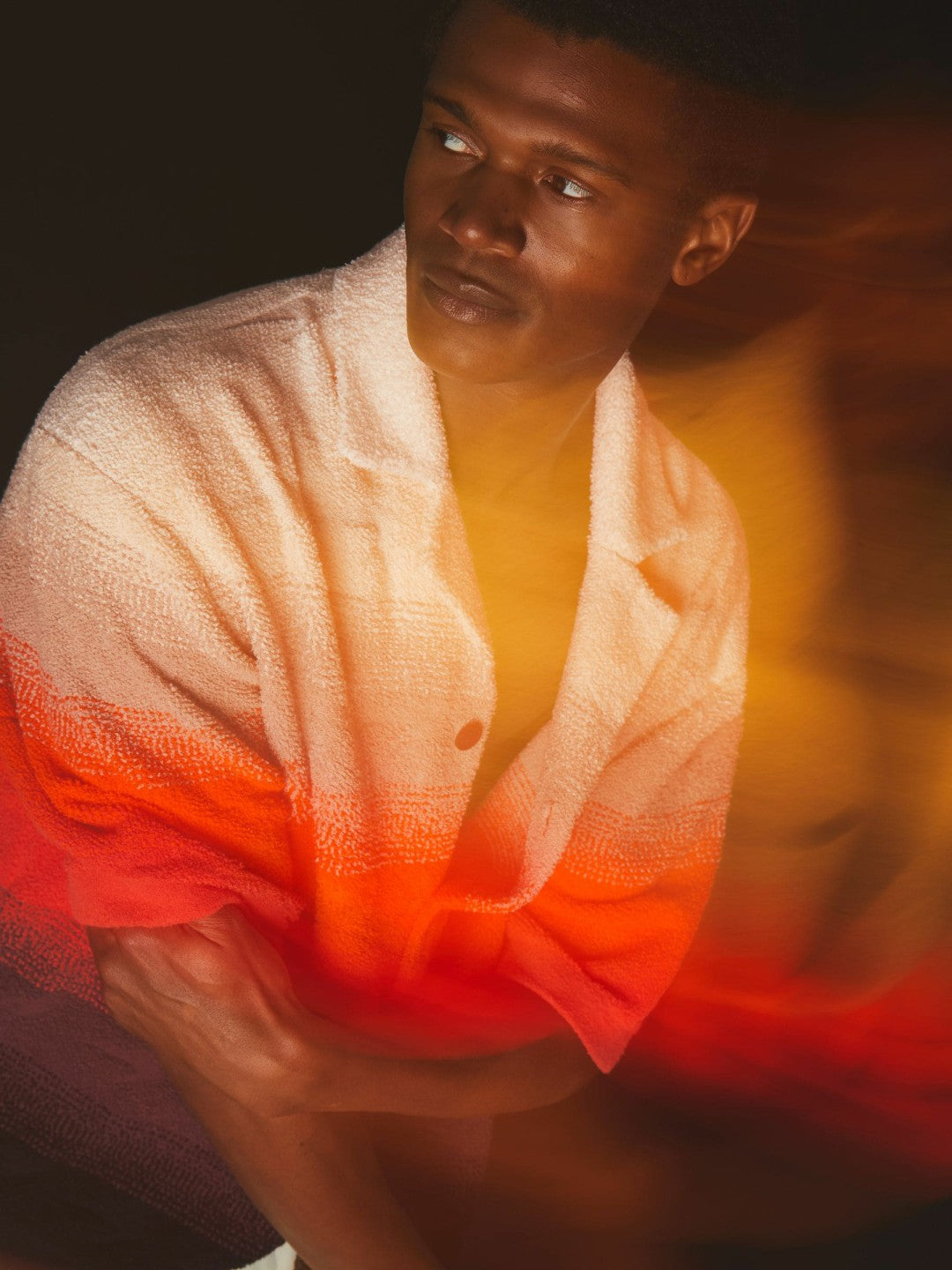 Reiss | McLaren F1 Team Towelling Logo Shirt in Multi