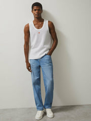 Reiss | McLaren F1 Team Speedmark Knit Vest in White