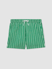 Reiss | | Ché Stripe Swim Shorts in Green/White