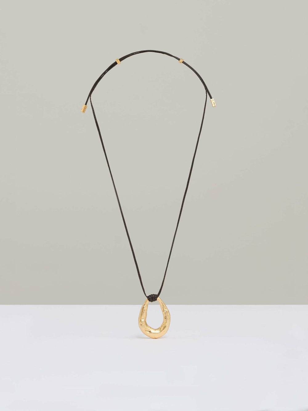 Reiss | Molten Link Pendant Necklace in Gold Tone