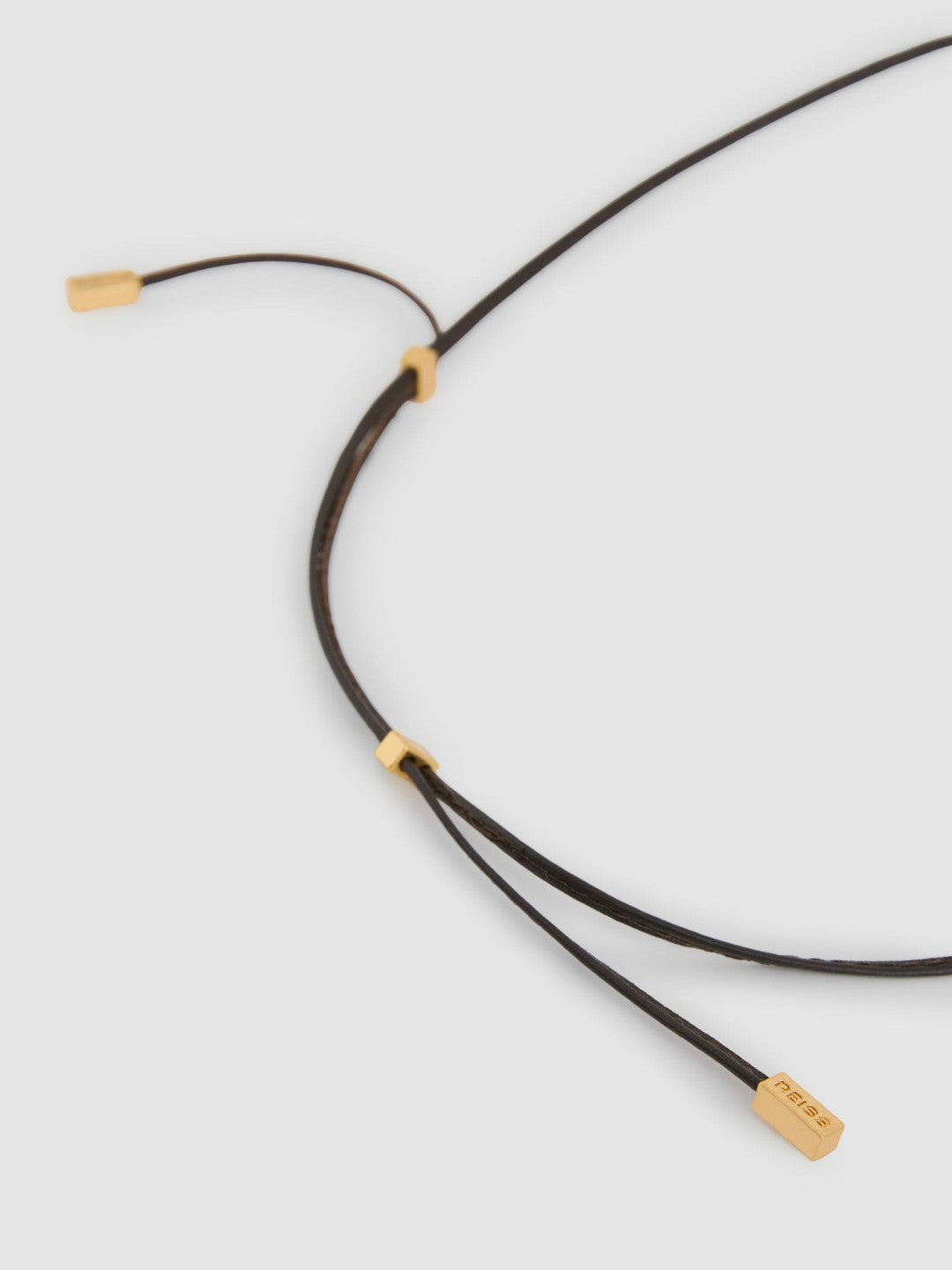 Reiss | Molten Link Pendant Necklace in Gold Tone