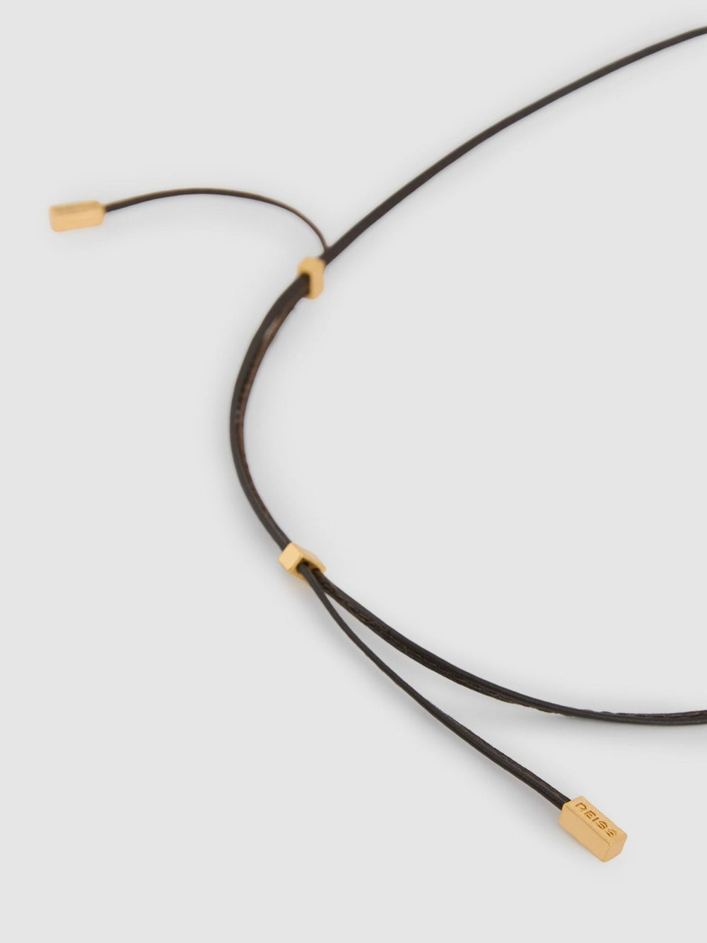 Reiss | Molten Link Pendant Necklace in Gold Tone