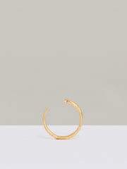 Reiss | Molten Hoop Earrings in Gold Tone