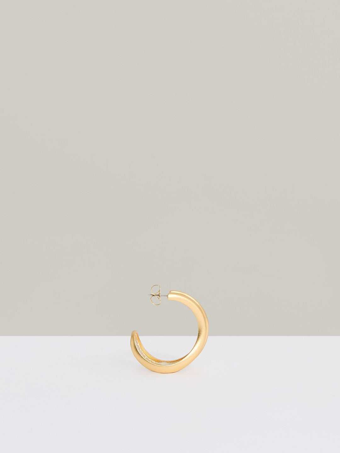 Reiss | Fluid Hoop Earrings in Gold Tone