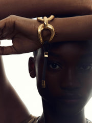 Reiss | Molten Link Bracelet in Gold Tone