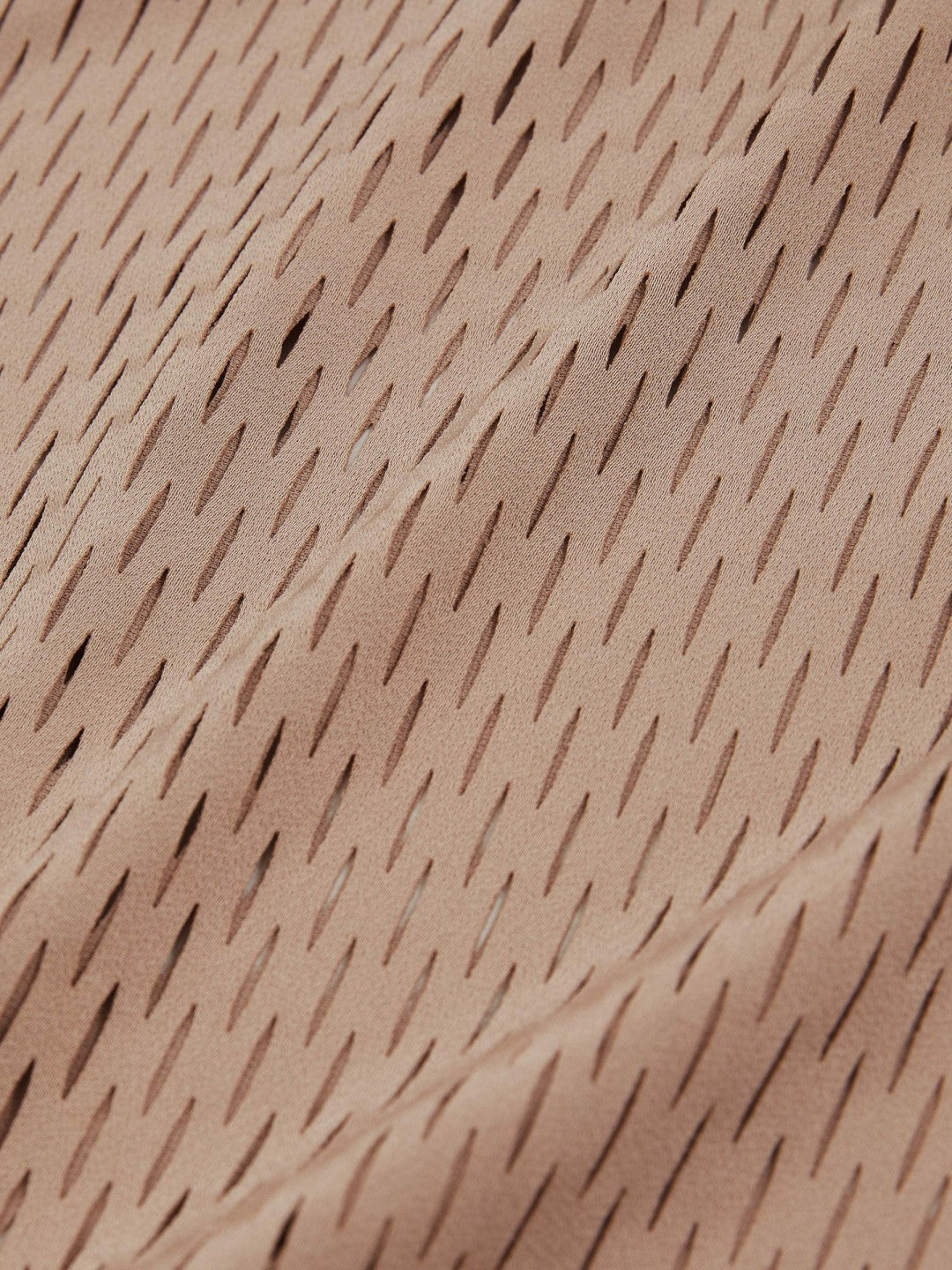 Reiss | Atelier Laser-Cut Vest Top in Taupe