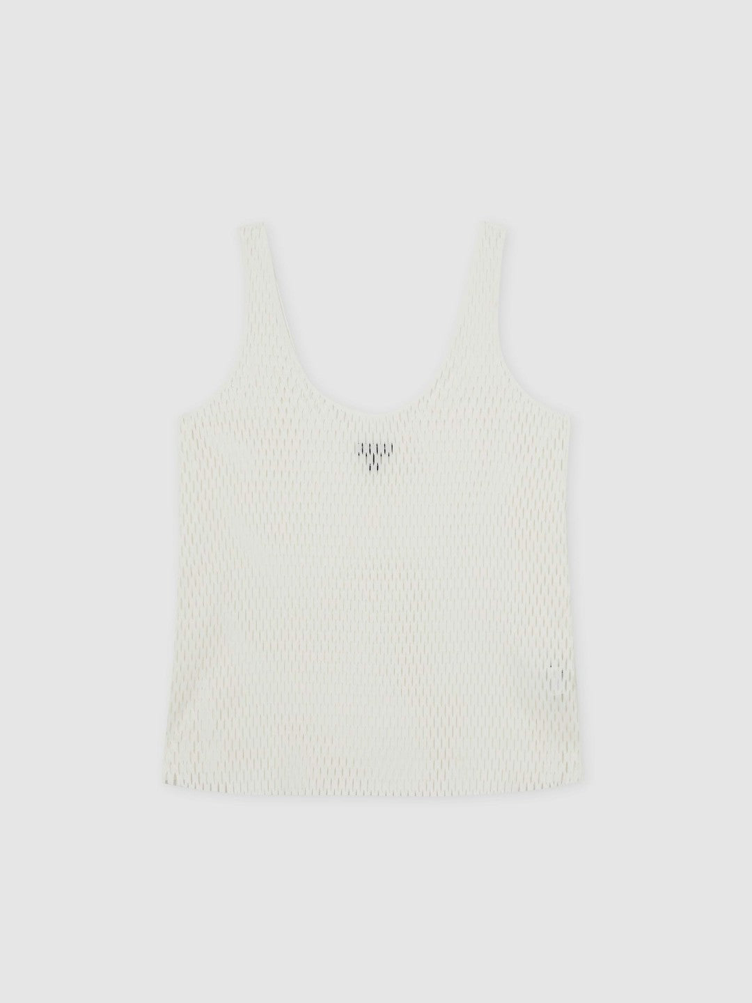 Reiss | Atelier Laser-Cut Vest Top in Cream