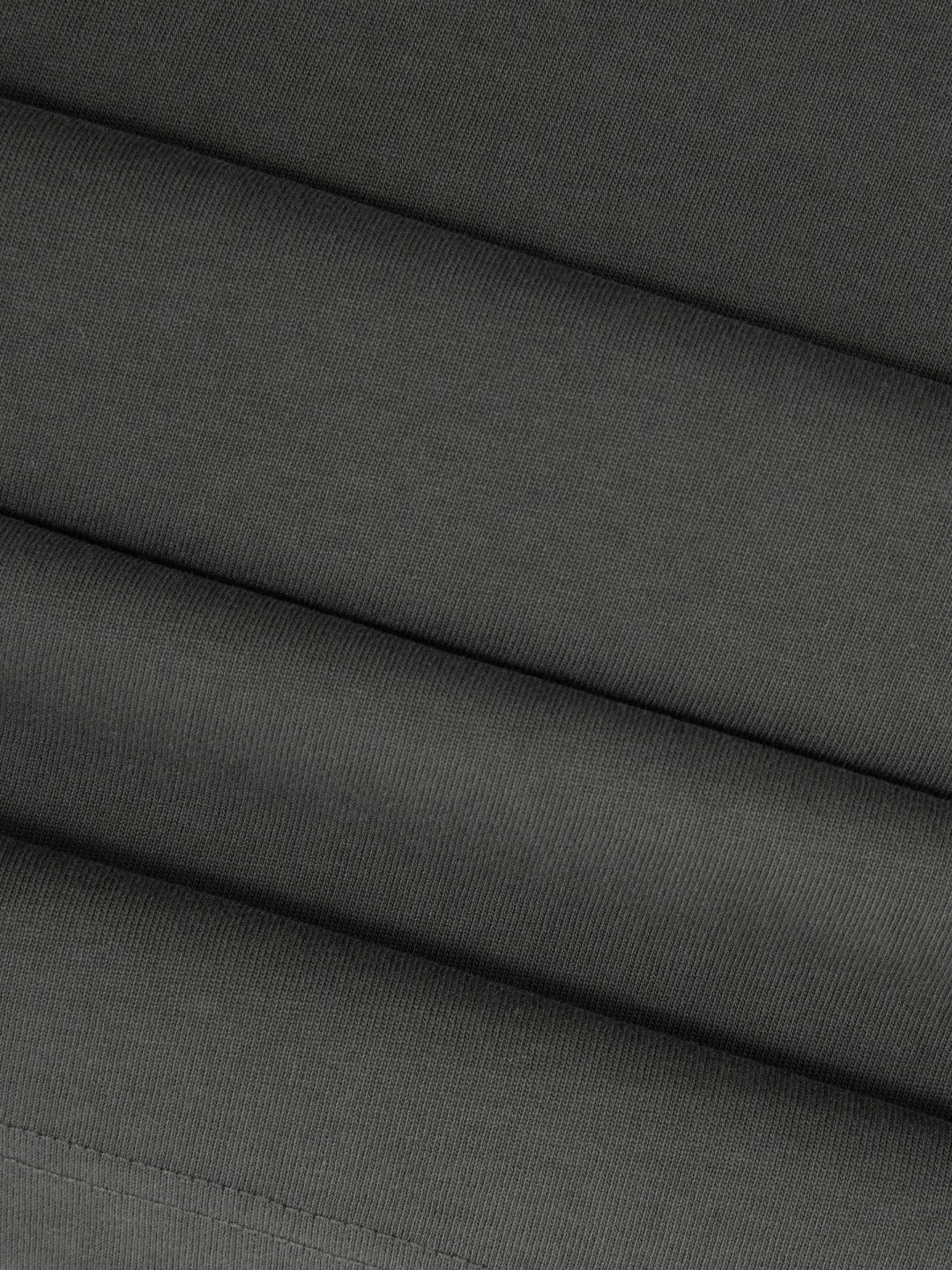 Reiss | Cotton Garment-Dyed Oversized T-Shirt in Washed Black