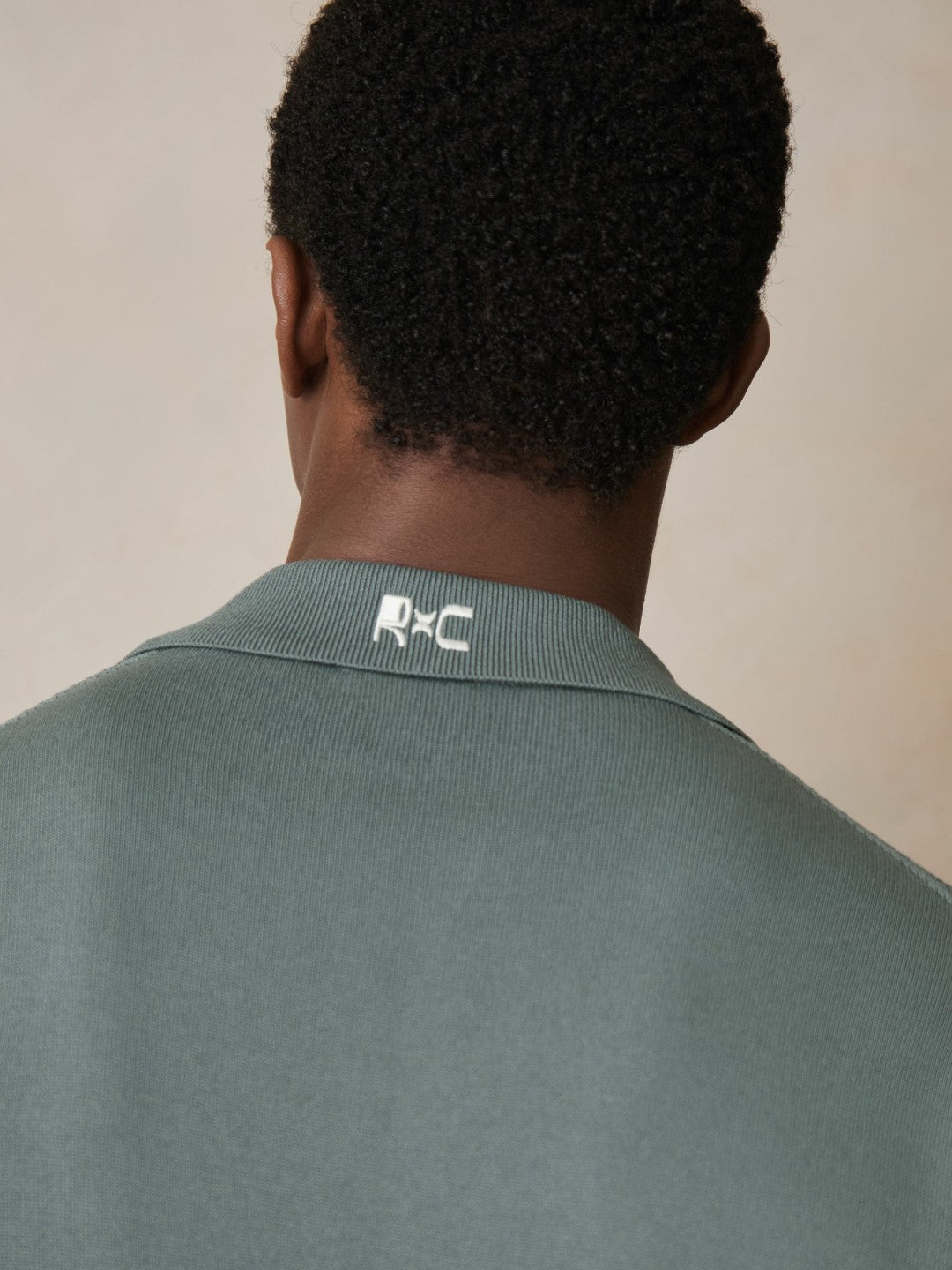 Reiss | | Ché Beaded Crochet Shirt in Sage