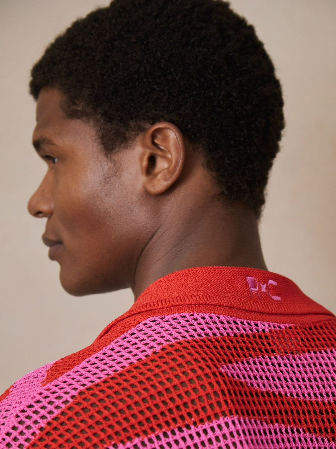 Reiss | | Ché Wave Crochet Shirt in Pink
