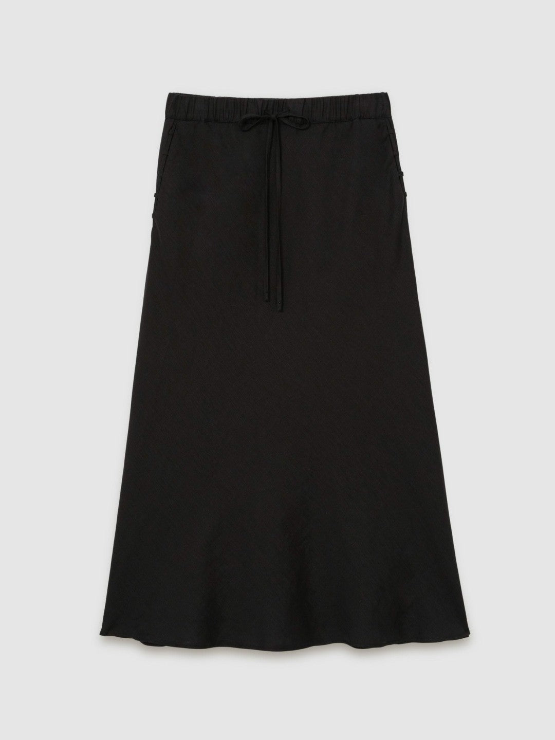 Reiss | Slip Midi Skirt in Black
