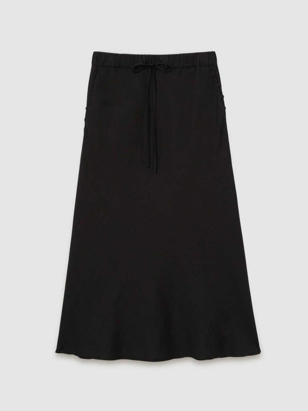 Reiss | Slip Midi Skirt in Black