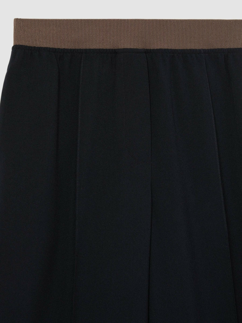 Reiss | Wide-Leg Elasticated-Waist Trousers in Navy
