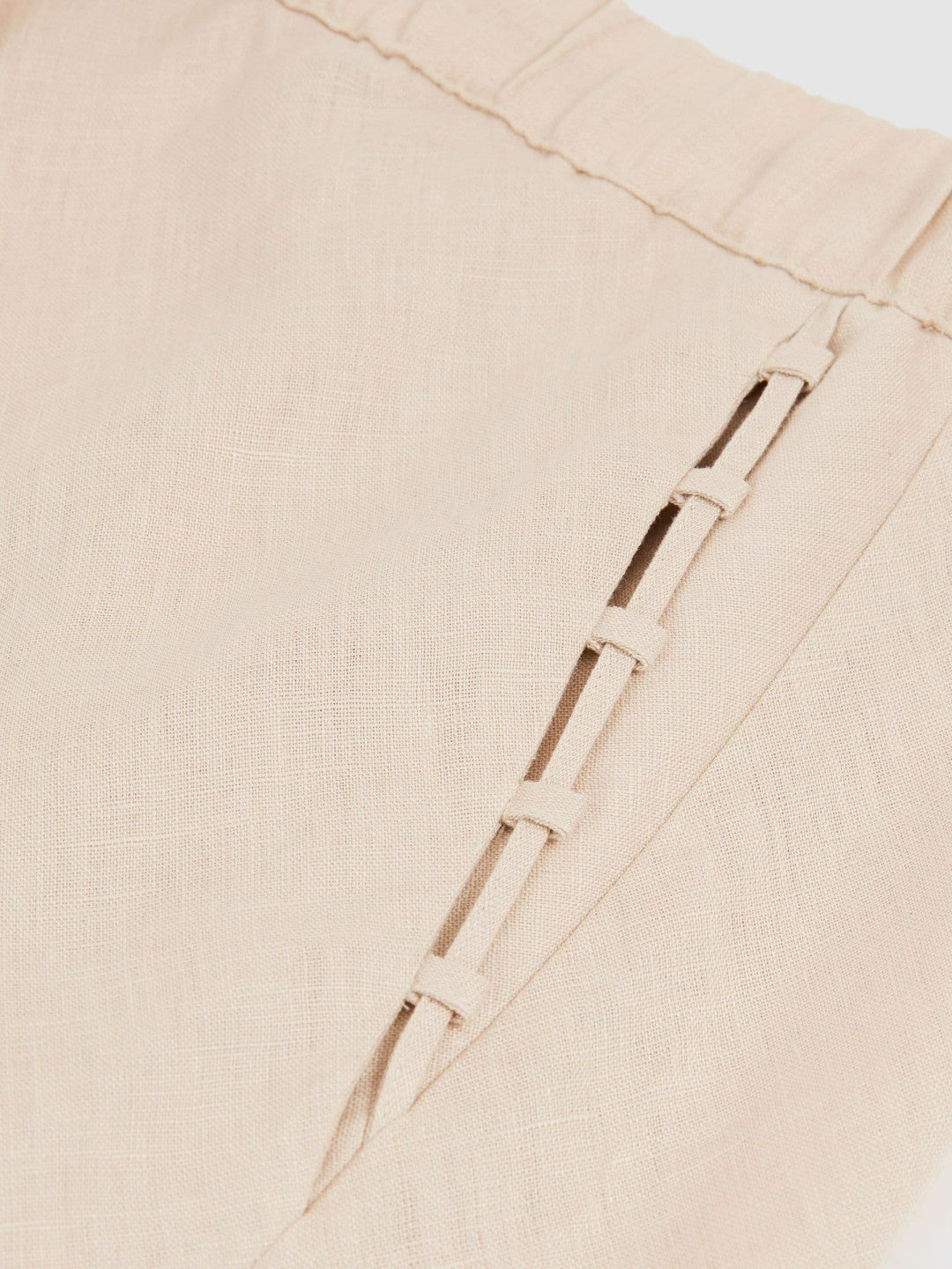 Reiss | Slip Midi Skirt in Neutral